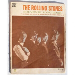 Vintage 1964 The Rolling Stones Souvenir Song Book Music Sheet Music